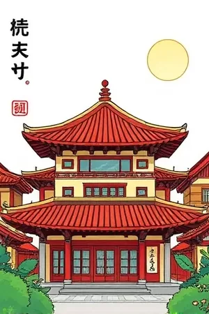 《凌晨四点的排版》竖屏条漫封面，凌晨台灯下的校样与排版尺